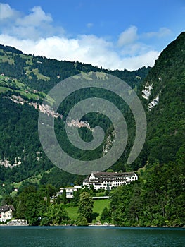 Vitznau on lake Lucerne