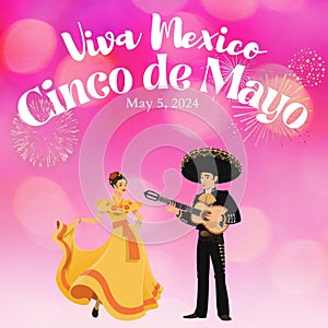 Viva Mexico, Cinco de mayo poster