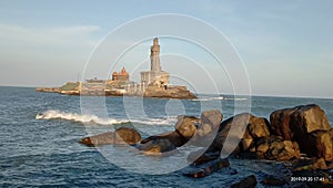 Vivekananda Rock Memorial at Kanyakumari,India.