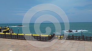 Vivekananda Rock Memorial is a monument and popular tourist attraction in Kanyakumari