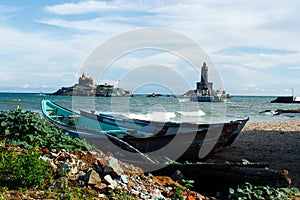 Vivekananda rock memorial and Thiruvalluvar statue, Kanyakumari, India