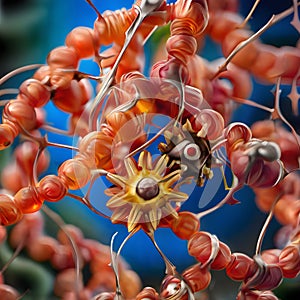 Abstract Biological Neural Network photo
