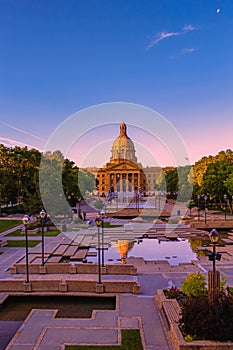 Vivid Alberta Legislature Reflections