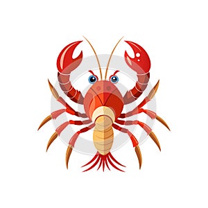 Vivid Artwork of Crangon Crustacean photo