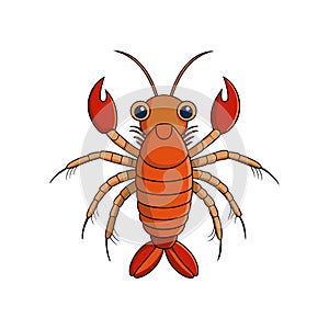 Vivid Artwork of Caprellidae Crustacean