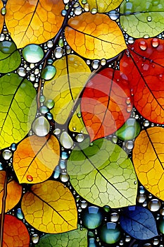 Vivid Autumn Mosaic