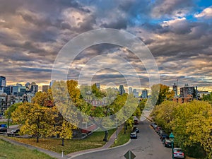 Vivid Cloudscape Over Calgary