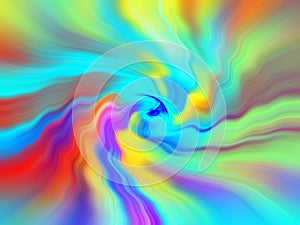 Vivid colored abstract wallpaper. Twirl background.