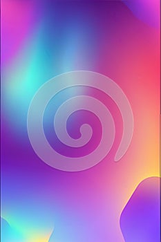 Vivid Colored blurry wavy abstract gradient background