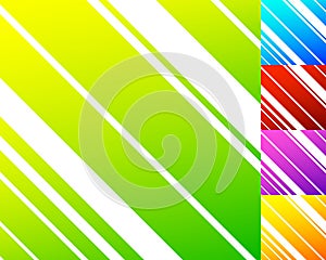 Vivid colorful pattern in 5 color with slanting dynamic lines, s