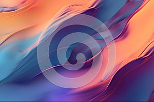 Vivid colorful wavy abstract background, lomo light leak overlay, web banner abstract design, copy space