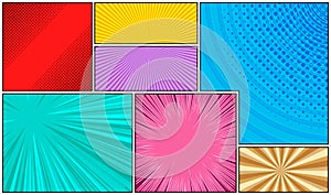 Vivid comic composition