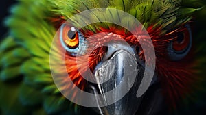 Vivid Green Macaw Hd Wallpapers In Erik Johansson Style