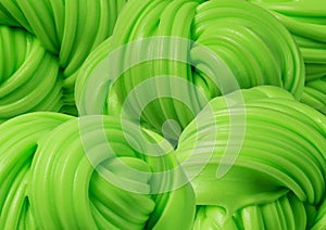 Vivid green texture slime background