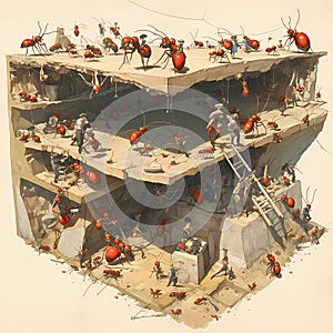 Underground Ant Kingdom