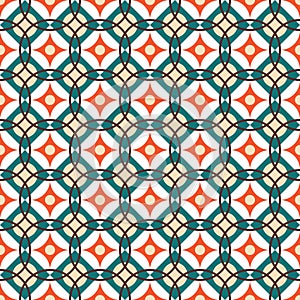 vivid kaleidoscopic moroccan mosaic