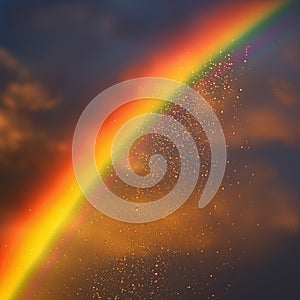 Vivid rainbow background