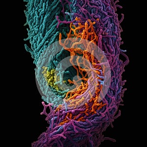 Vivid Telomeres: A High-Detailed Electron Microscope View for Scientific Research.