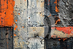 Vivid and vibrant abstract artwork featuring colorful brush strokes with a vibrant splash of paint AIG62