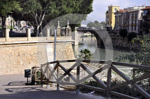 Viwe of Puente Viejo de los Peligros in sunny day photo