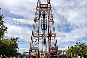 Vizcaya Bridge world patrimony and icon by Unesco