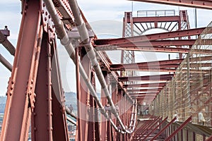 Vizcaya Bridge world patrimony and icon by Unesco