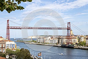 Vizcaya Bridge world patrimony and icon by Unesco