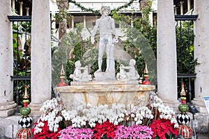 Vizcaya Museum Gardens, South Miami, Florida is the former villa and estate of businessman James Deering