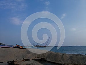 Vizhinjam International Sea Port construction in progress