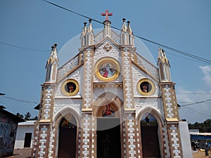 Vizhinjam old Portuguese church, established in 1875, Thiruvananthapuram Kerala