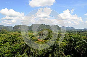 ViÃÂ±ales Valley from Los Jazmines viewpoint (Pinar del Rio, Cuba) photo