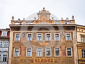 VJ Rott Building on Male Namesti, Prague photo