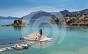 Vlacherna Monastery and Pontikonisi