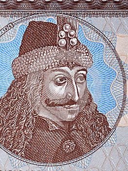 Vlad Tepes a portrait from collector`s banknote