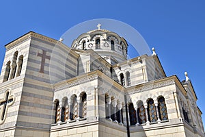 The Vladimir Cathedral in Chersonesos Orthodox church,Crimea