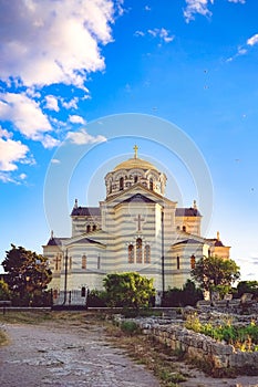 Vladimir Cathedral in Chersonesos - the Orthodox Church of the Moscow Patriarchate on the territory of Tauric Chersonesos