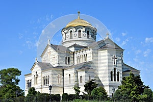 Vladimir Cathedral in Chersonesos - the Orthodox Church of the Moscow Patriarchate on the territory of Tauric Chersonesos