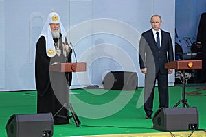 Vladimir Putin and Patriarch Kirill