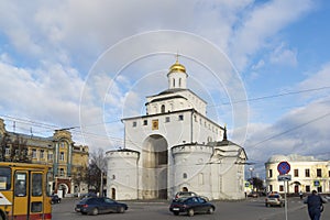 VLADIMIR, RUSSIA -05.11.2015. The Golden Gate