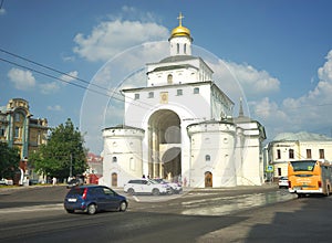 VLADIMIR, RUSSIA -July 17, 2016: Golden Gates. Vladimir