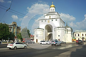 VLADIMIR, RUSSIA -July 17, 2016: Golden Gates. Vladimir