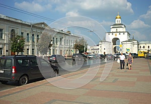 VLADIMIR, RUSSIA -July 17, 2016: Golden Gates. Vladimir