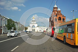 VLADIMIR, RUSSIA -July 17, 2016: Golden Gates. Vladimir