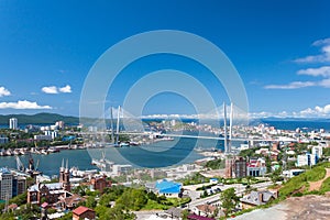 Vladivostok cityscape.
