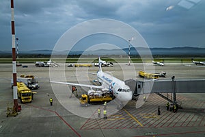 Vladivostok ,Russia,Agu 17 2017- airport of Vladivostok