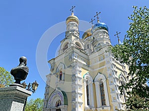  , puede 23 2019. catedral de intervenciones de bendecido virgen en en primavera 