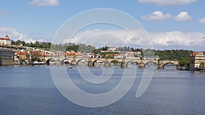 Vlatava River Landscape, Prague