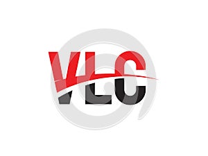 VLC Letter Initial Logo Design Vector Illustration photo