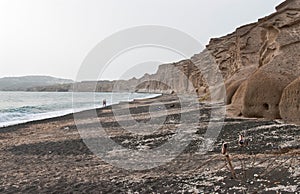 Vlichada beach in Santorini
