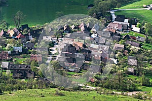 Vlkolinec from above